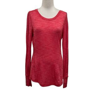 Lululemon Women's 5 Mile Long Sleeve Active Top Heathered Boom Juice Medium